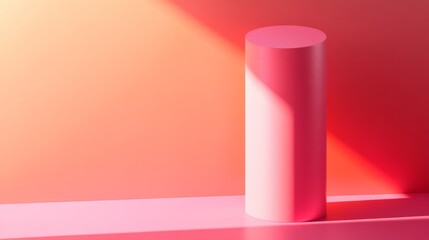 space with counter and neon lights generative ai