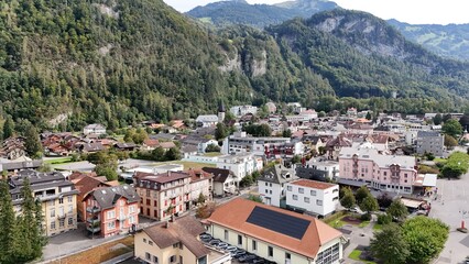 Meiringen, Switzerland, nestled in the Swiss Alps