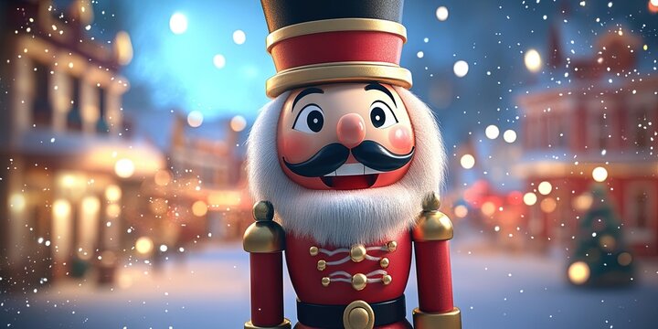 3D animated cartoon nutcracker 