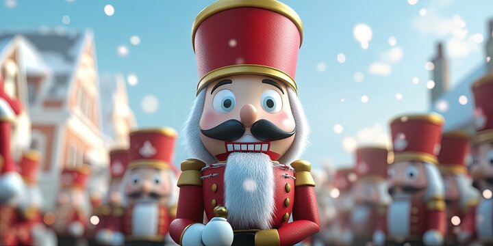 3D animated cartoon nutcracker 