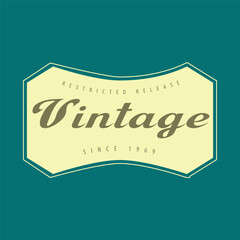 Vintage Logo Design, retro logo design