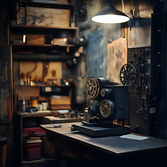 Fototapeta premium machine in a factory