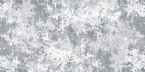 Obraz premium Abstract Seamless Texture Gray and White Distressed Background with Subtle Brushstrokes and Randomly Spattered Paint