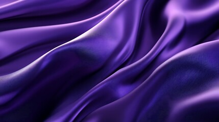 Obraz premium Abstract Purple Fabric Waves