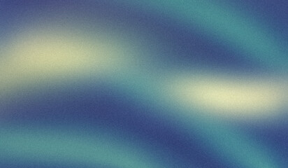 Abstract grainy gradient soft colors backdrop design. Smooth blue green color noisy texture effect, bright, shine, glow, hue banner and poster.