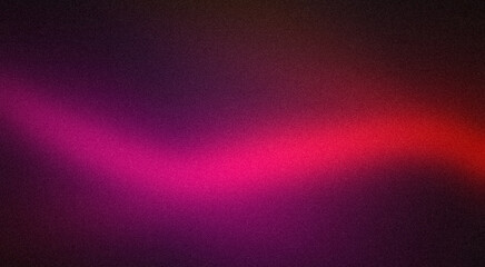 Abstract grainy gradient soft colors backdrop design. Smooth red magenta purple color noisy texture effect, bright, shine, glow, hue banner and poster.