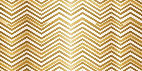 Abstract Zigzag Pattern with Shimmering Gold and White Stripes