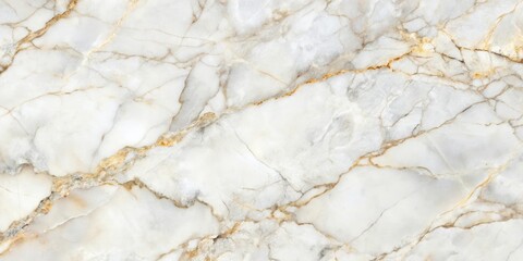 Fototapeta premium White Marble with Delicate Golden Veins, A Luxurious Textural Background for Design Projects