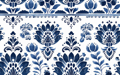 Retro style floral texture art background