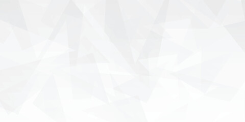 Fototapeta premium Abstract gray geometric shape design elements on white background, minimal style. Vector illustration