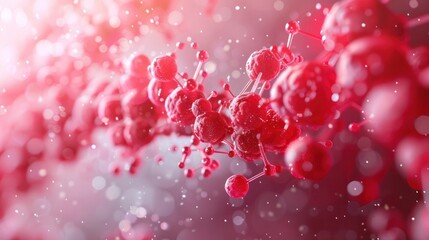 Obraz premium Mesmerizing abstract image showcasing a vibrant psychedelic explosion of color light and fluid motion The captivating digital artwork features a futuristic kaleidoscopic display of shimmering