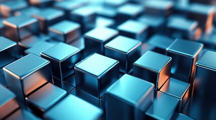 Fototapeta premium Abstract 3D Business Background