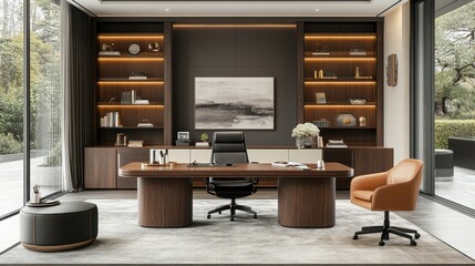 Transform your workspace with contemporary decor featuring stylish furnishings and cutting-edge designs that boost productivity and creativity.
