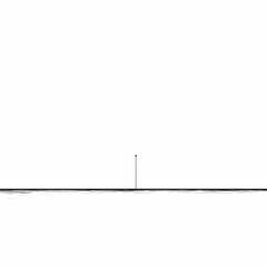 barbed wire isolated on white