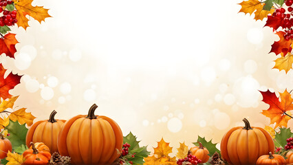 Thanksgiving day background, Thanksgiving day concept wallpaper, Thanksgiving day illustration, ai generated
