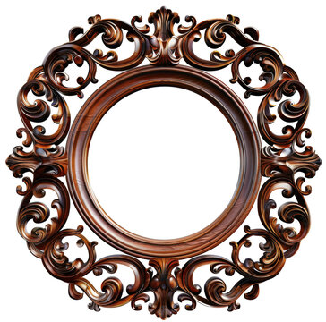 recommend clip art: Ornate wooden frame