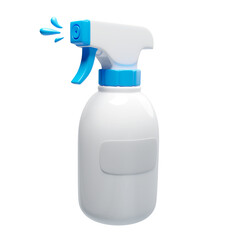 blue spray bottle