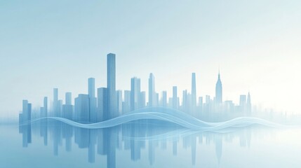 Fototapeta premium abstract city background