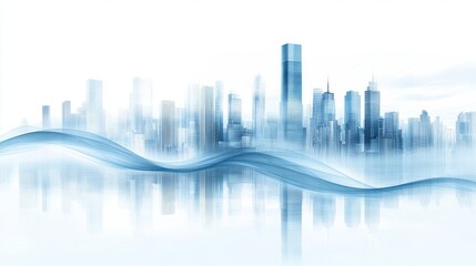 Obraz premium abstract blue background