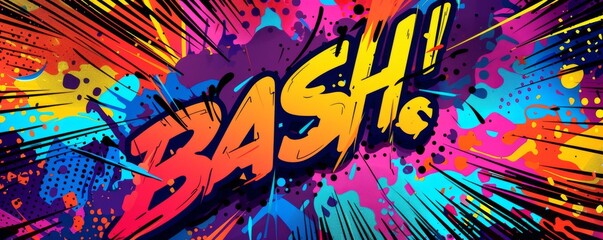 Naklejka premium Abstract pop art background featuring 