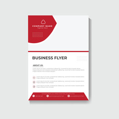 Corporate business flyer template design, A4 poster cover book design.
