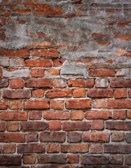 Fototapeta premium Weathered brick wall texture