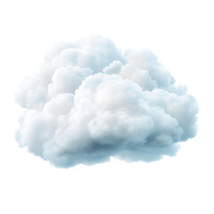 Experience a 3D realistic cloud, crafted with intricate detail, perfect for enhancing your digital designs.
