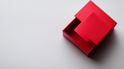 3d red cube