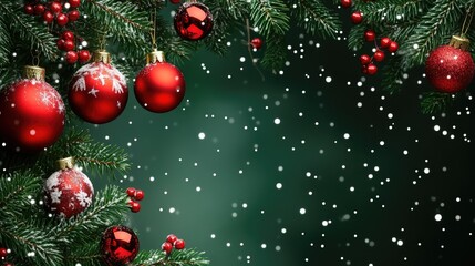 Merry Christmas holiday card background