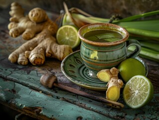 Ginger and Lemongrass Tea A Refreshing and Healthy Drink