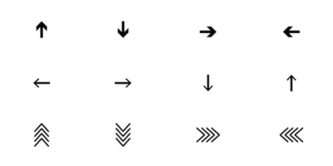 Obraz premium Swipe icon set. Swipe arrow icons. Arrow buttons for social media. Scroll pictogram. Web icons. Vector illustration eps 10. swipe arrow .