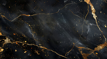 Luxury black gold marble texture background
