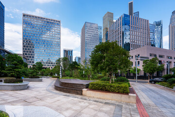 Obraz premium China Guangzhou City Plaza, built-up city center