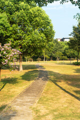 The road of City Park in China