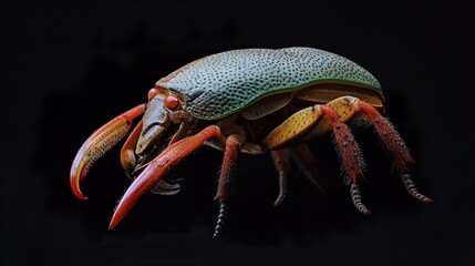 Close-Up Photography of a Colorful Beetle with Sharp Detail