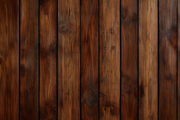 Fototapeta premium Rustic Wooden Planks Texture Closeup in Warm Brown Tones - Natural Grain Pattern Background for Design Projects