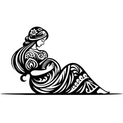 pregnant woman-