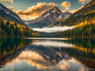 Obraz premium reflection in the lake