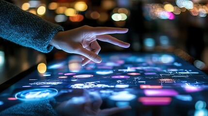 touchscreen user interface