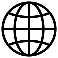 internet icon, simple vector design