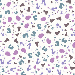 SEAMLESS HAND DRAWN DOODLE SHAPES PATTERN TEXTURE COLORFUL TEMPLATE ABSTRACT BACKGROUND TRENDY DESIGN VECTOR