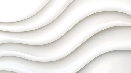 Obraz premium Serene Organic Design - Elegant Smooth Matte Wallpaper with Gentle Arcs and Soft Gradient Blending for Modern Aesthetic Appeal