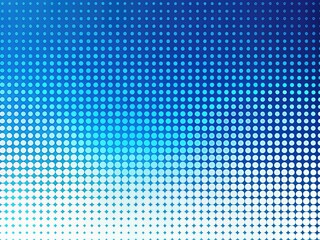 Abstract Blue Halftone Gradient Background for Modern Design and Copy Space