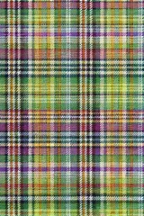 Multicolored plaid pattern with a cozy feel.