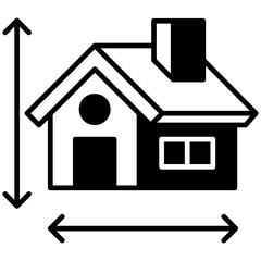 measurement Black Fill Icon