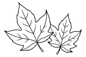 Beautiful Autumn Leaves Vector Illustrations for Fall Themed Creations
