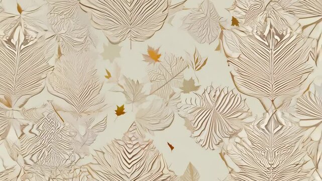Autumn leaves pattern