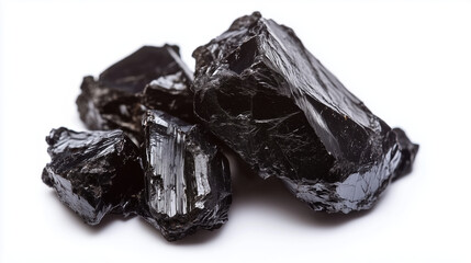 Premium Shilajit Extract with Natural Minerals, White Background for Health and Wellness Ads