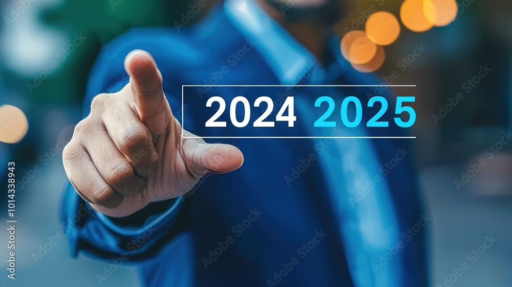 Poster man touch on loading progress from 