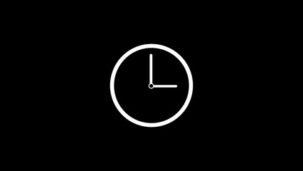 Clock icon. Time icon vector. watch icon symbol